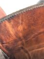 Paar Stiefel für Mannschaften, zweiteilige Sohle, eventuell für Reichsarbeitsdienst ? Innen im Schaft Grössenstempel. Getragenes Paar, Sohlenlänge 31,5cm. Anscheinend neuzeitlich geschwärzt