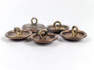 Kaiserreich, fünf Knöpfe , je 20mm