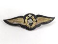 Chile , Brustabzeichen Luftwaffe, Air Force Wing, Breite 79mm