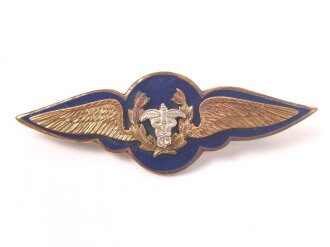 Chile , Brustabzeichen Luftwaffe, Air Force Wing, Breite...