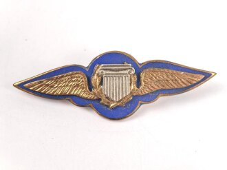 Chile , Brustabzeichen Luftwaffe, Air Force Wing, Breite...