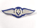Chile , Brustabzeichen Luftwaffe " Navigator ", Air Force Wing, Breite 79mm