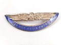 Chile , Brustabzeichen Luftwaffe "MEC. MOT.AVION CHORRO", Air Force Wing, Breite 57mm