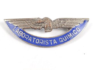 Chile , Brustabzeichen Luftwaffe "  LABORATORISTA...
