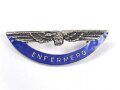 Chile , Brustabzeichen Luftwaffe "  ENFERMERO "  Air Force Wing, Breite 63mm