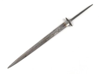 Klinge zum Dolch für Offiziere des Heeres, war gebrochen und ist unschön geschweißt