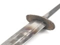 Klinge zum Dolch für Offiziere des Heeres, war gebrochen und ist unschön geschweißt