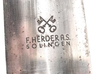 Klinge zum Dienstdoch der SA / NSKK, Hersteller F.Herder Solingen