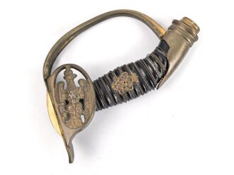 Preussen, Griff für einen Infanterie Offiziers Degen IOD 89