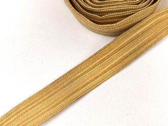 Kriegsmarine, Ärmeltresse Paar. Metallfaden, Länge 200cm