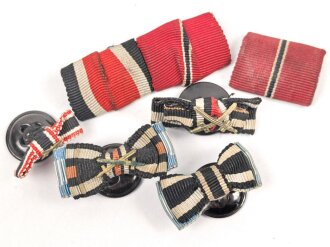 Konvolut Bandspangen und Knopflochminiaturen
