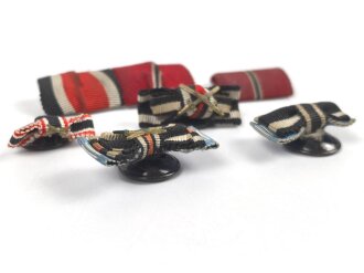 Konvolut Bandspangen und Knopflochminiaturen
