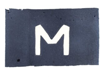 Reichsluftschutzbund, Armbinde ungereinigt, mottig