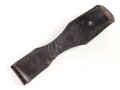Koppelschuh für ein Extraseitengewehr der Wehrmacht. Dunkelbraunes Leder