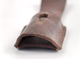 Koppelschuh braunes Leder, Breite Innen 37mm