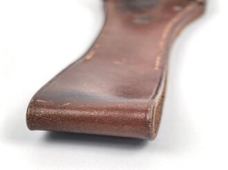 Koppelschuh braunes Leder, Breite Innen 37mm