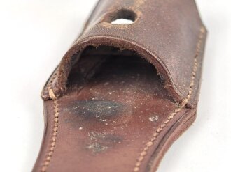 Koppelschuh braunes Leder, Breite Innen 37mm