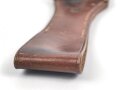 Koppelschuh braunes Leder, Breite Innen 37mm