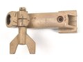 Aufnahme für Stirnschutz zum Flakfernrohr DF 10 x 80 Wehrmacht. Originallack