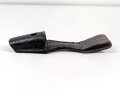 Koppelschuh für ein Extraseitengewehr der Wehrmacht. Lackleder