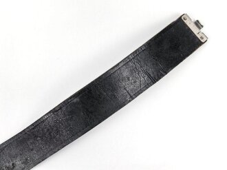 Lackleder Koppelriemen III.Reich. Ungereinigtes Stück, Gesamtlänge 99cm