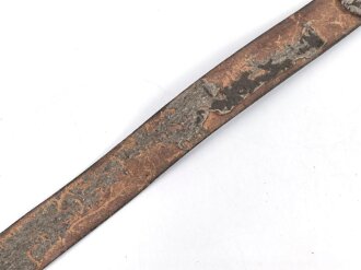 Lackleder Koppelriemen III.Reich. Ungereinigtes Stück, Gesamtlänge 99cm