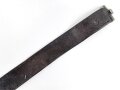 Reichswehr Koppelriemen datiert 1937, Kammerstück Fliegergruppe 8. Gesamtlänge 96cm