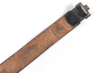 Koppelriemen Wehrmacht, wohl nach dem Krieg überarbeitet und eingekürzt. Gesamtlänge 98cm