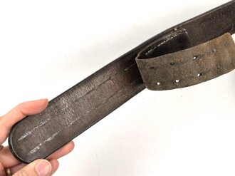 Koppelriemen Wehrmacht, datiert 1940, Gesamtlänge 100cm