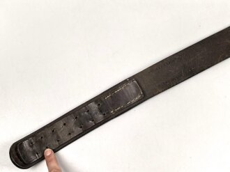 Koppelriemen Wehrmacht, datiert 1940, Gesamtlänge 100cm
