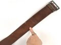 Zweidornkoppel für Offiziere der Luftwaffe. Stark getragenes Stück, Gesamtlänge 113cm