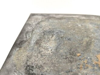 Kriegsmarine, Wandplakette "Tigerverband Bartels Bergen 1940"  Zinkguss, Originallack, Höhe 19cm