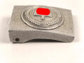 Reichsarbeitsdienst, Koppelschloss für Mannschaften aus Aluminium, mit aufgeklammertem Emblem