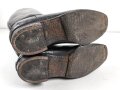 Paar Stiefel für Offiziere der Wehrmacht. Ungereinigtes Paar in gutem Gesamtzustand, Sohlenlänge 31cm