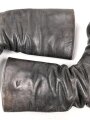 Paar Stiefel für Unteroffiziere der Wehrmacht. Ungereinigtes, privat beschafftes Paar in gutem Gesamtzustand, Sohlenlänge 28,5cm