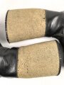 Paar Winterstiefel  Wehrmacht. Ungereinigtes,Paar mit Mottenschäden im Filz, Sohlenlänge 31cm