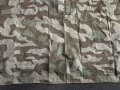 Zeltbahn 31 Wehrmacht. Farbfrisches Stück mit diversen Reparaturstellen