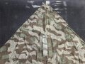 Zeltbahn 31 Wehrmacht. Farbfrisches Stück mit diversen Reparaturstellen