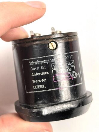 Luftwaffe Schwingungsanzeiger SchA 17, Ln 26996, u.a. für FuG16, in der originalen Umverpackung