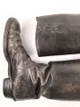 Paar Stiefel für Offiziere aus der Zeit des 2. Weltkrieg. Ungereinigtes Paar, Sohlenlänge 29,5cm