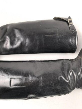 Paar Stiefel für Unteroffiziere aus der Zeit des 2. Weltkrieg. Ungereinigtes Paar, Sohlenlänge 30,5cm
