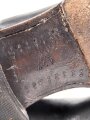 Paar Stiefel für Unteroffiziere aus der Zeit des 2. Weltkrieg. Ungereinigtes Paar, Sohlenlänge 30,5cm