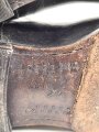 Paar Stiefel für Unteroffiziere aus der Zeit des 2. Weltkrieg. Ungereinigtes Paar, Sohlenlänge 30,5cm