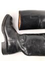 Paar Stiefel für Unteroffiziere aus der Zeit des 2. Weltkrieg. Ungereinigtes Paar, Sohlenlänge 30,5cm