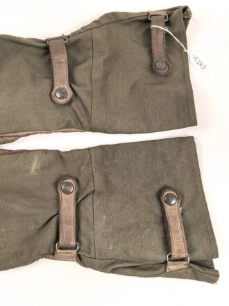 Paar Handschuhe für Kradmelder der Wehrmacht. Getragenes Paar