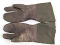 Paar Handschuhe für Kradmelder der Wehrmacht. Getragenes Paar