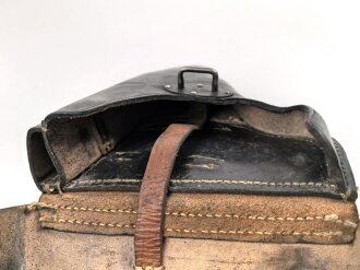 Koffertasche für Pistole P38 der Wehrmacht. getragenes Stück, datiert 1941