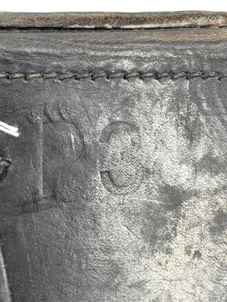 Koffertasche für Pistole P38 der Wehrmacht. getragenes Stück, datiert 1941