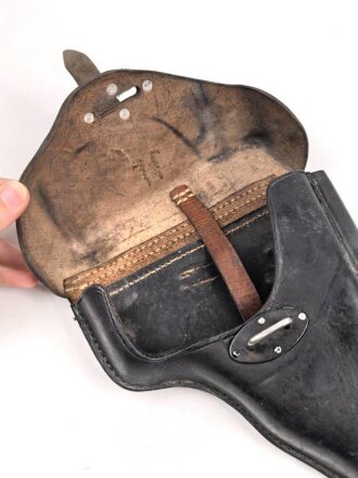 Koffertasche für Pistole P38 der Wehrmacht. getragenes Stück, datiert 1941