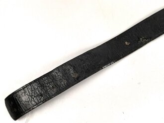 Lackleder Koppelriemen Wehrmacht, Gesamtlänge 92cm
